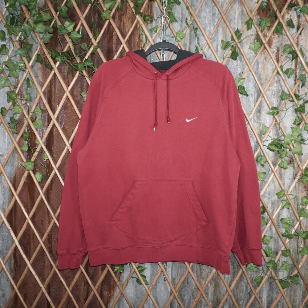 L - Vintage Y2K Nike Hoodies gray tag embroidered swoosh